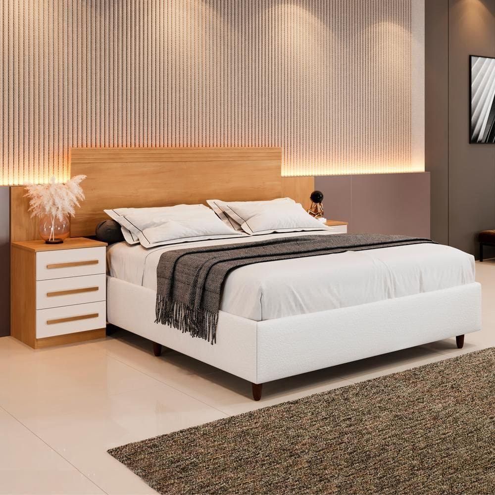 Cabeceira Majestade Colchão 1,40m E 1,60m Cin/off