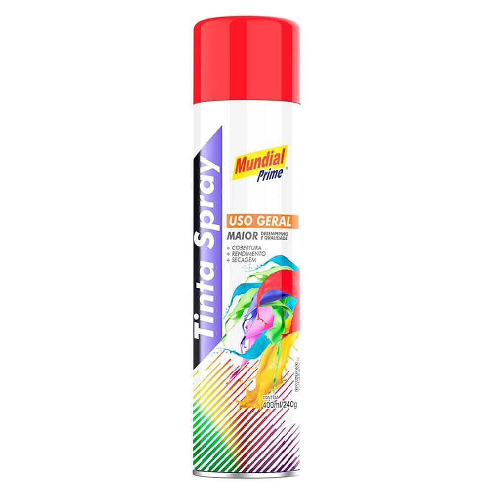 Tinta Spray 400ml Vermelho AE01000096 MUNDIAL PRIME