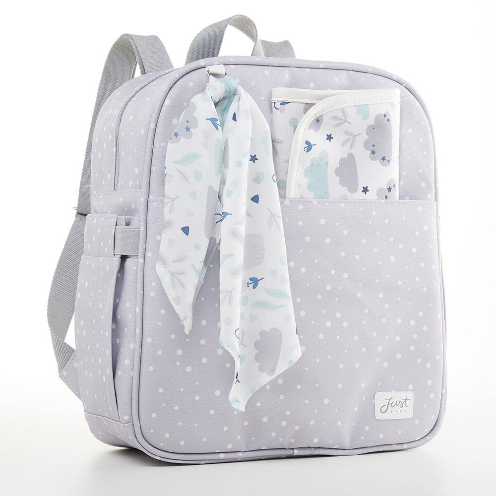 Mochila de Maternidade Just Baby Bunny Cinza