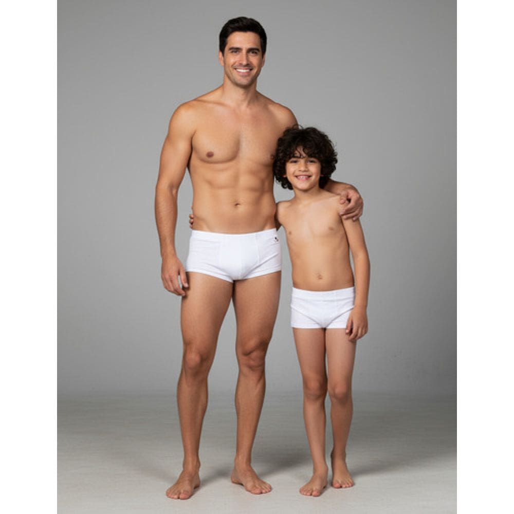 Sunga Masculina Boxer Tal Pai Tal Filho Praia Verão Uv50 Pis