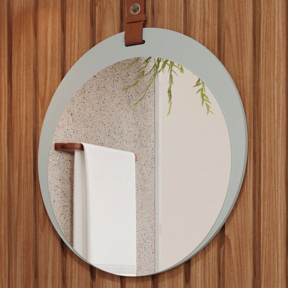 Espelho Decorativo Lua 100% Mdf Pistache - Mgm Móveis