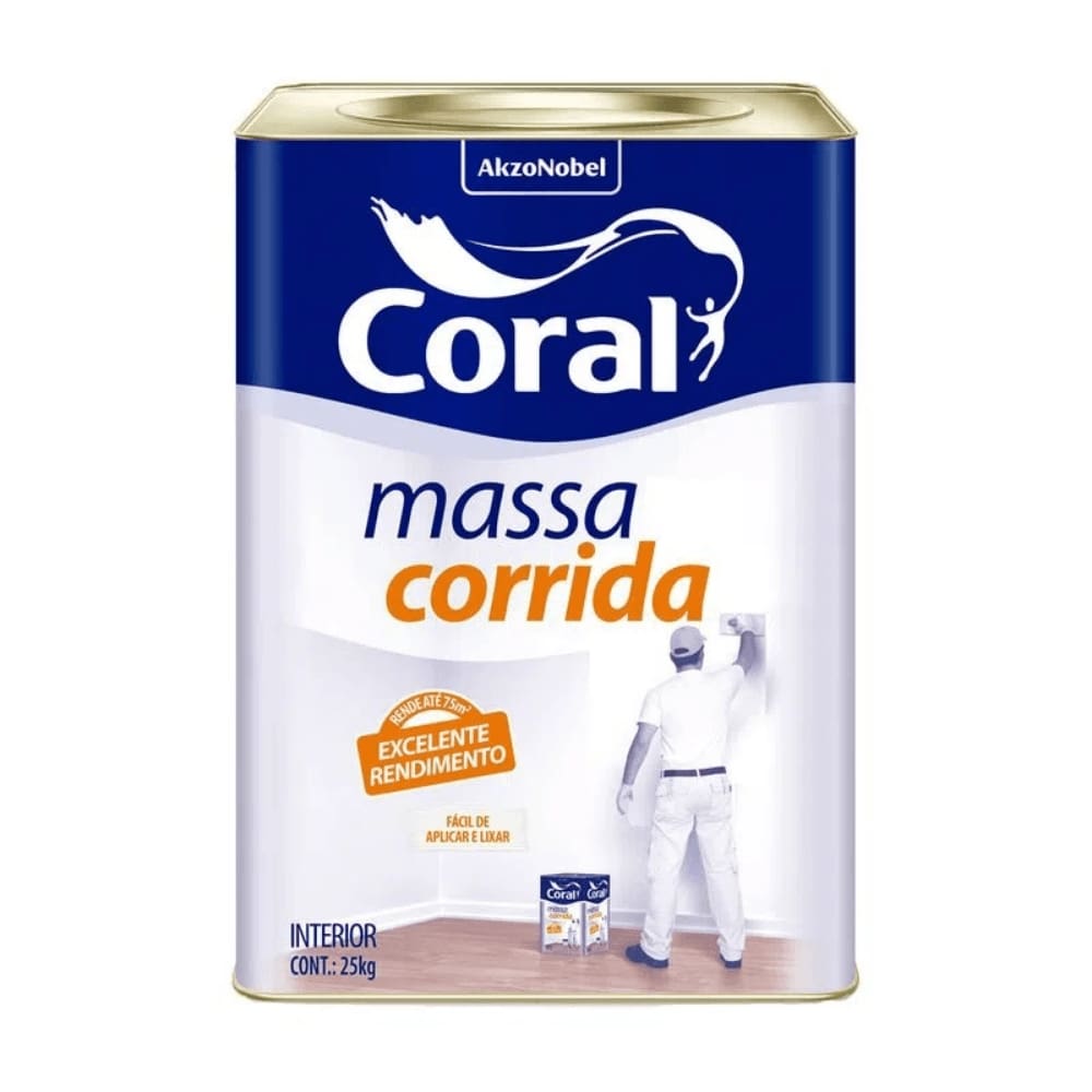 Massa Corrida PVA Coral 25kg