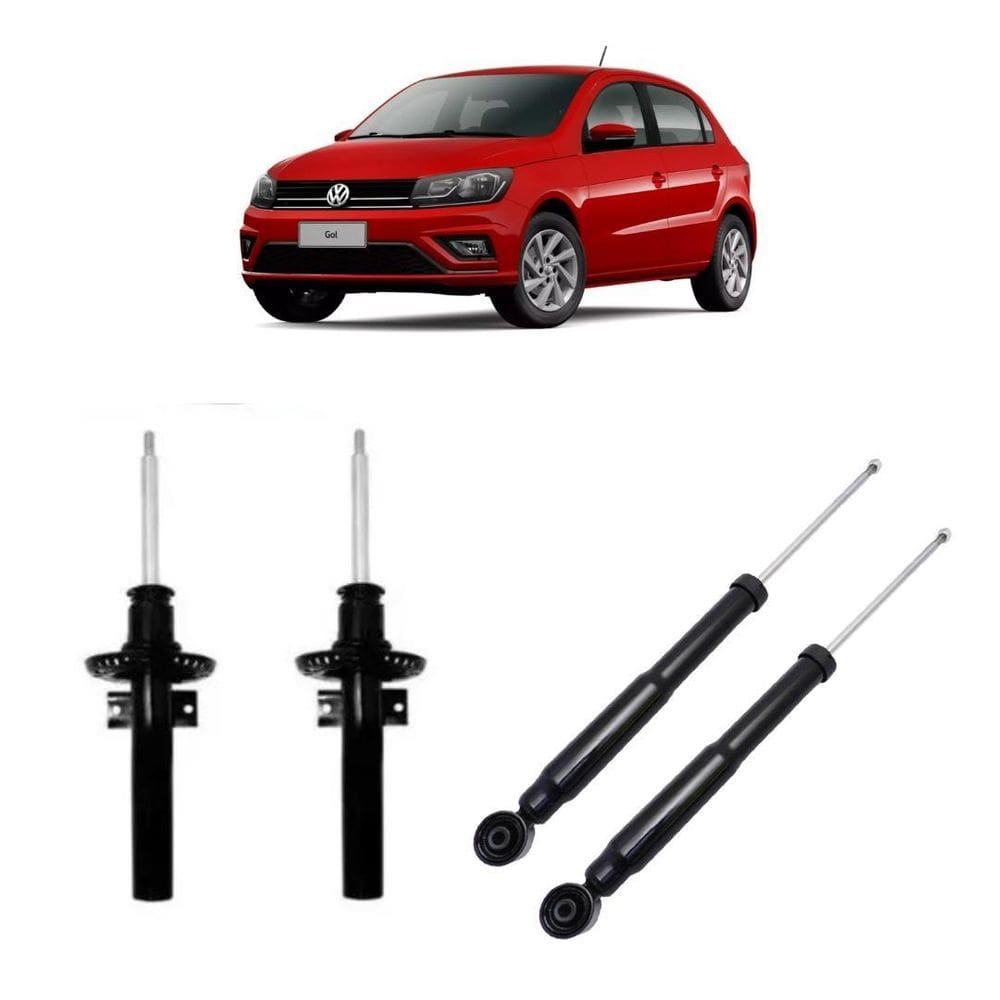 Par Amortecedor Dianteiro E Traseiro Gol G6/G7 2019 A 2022