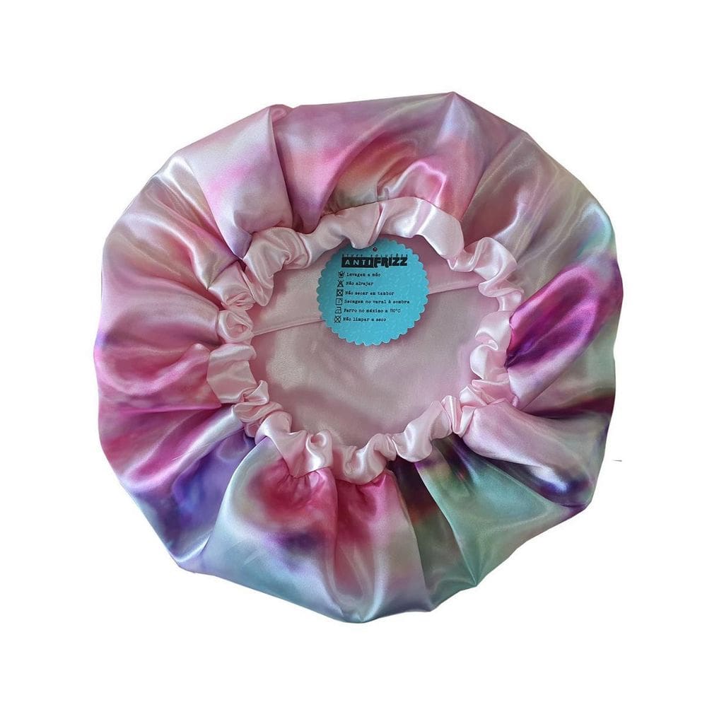Touca Anti Frizz De Cetim Tie Dye
