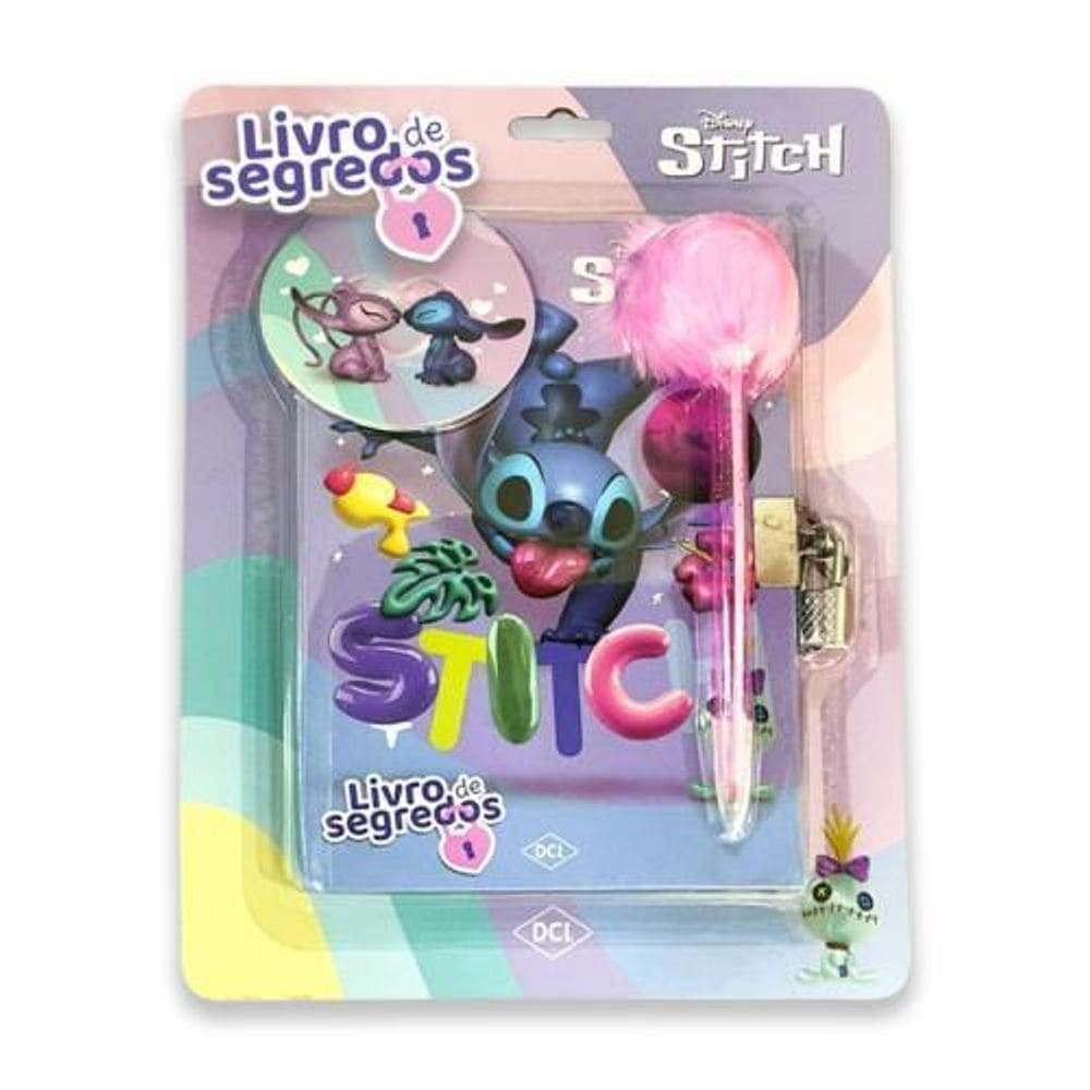 Livro De Segredos - Stitch - Disney - Editora Dcl