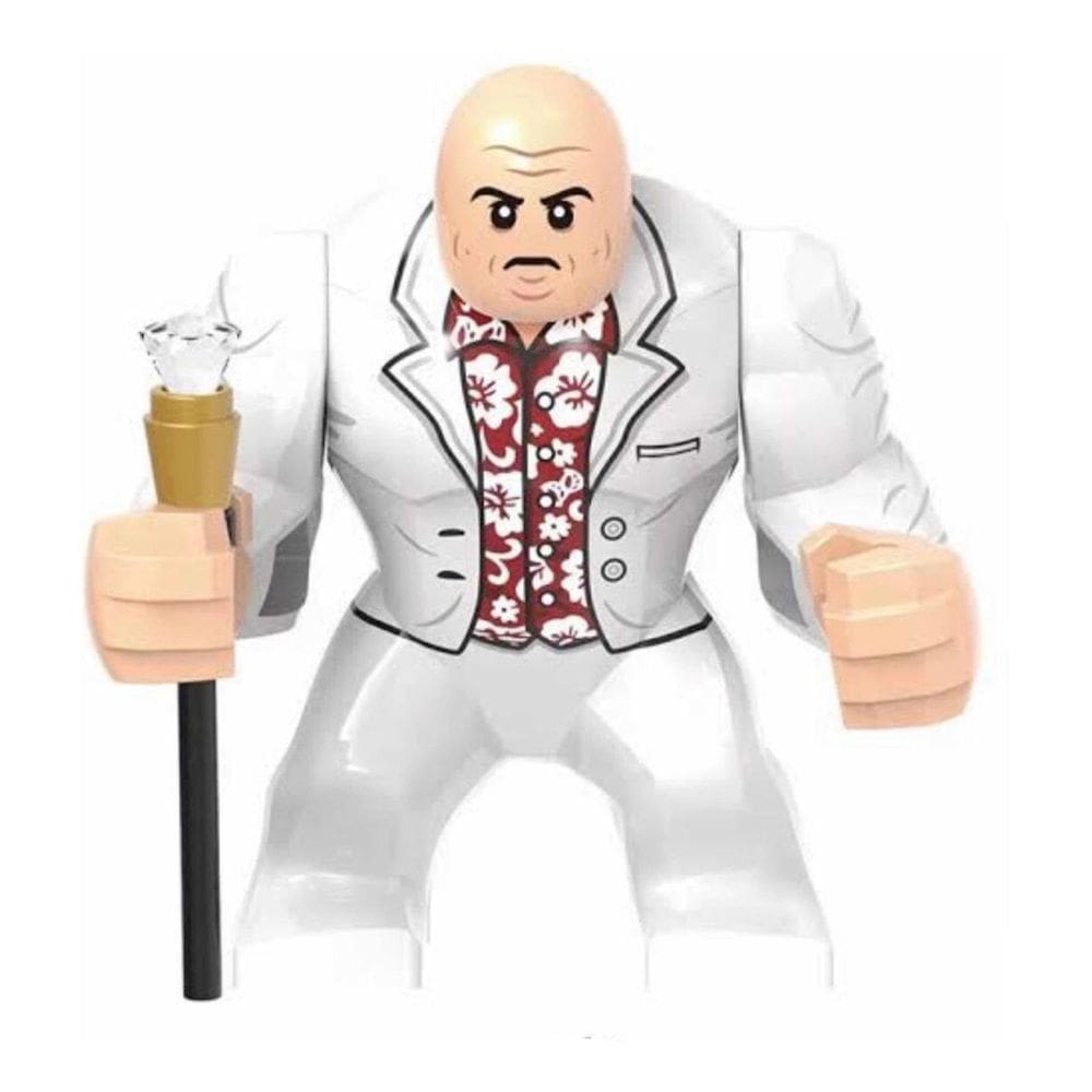 Boneco Big Blocos De Montar Rei Do Crime Homem Aranha