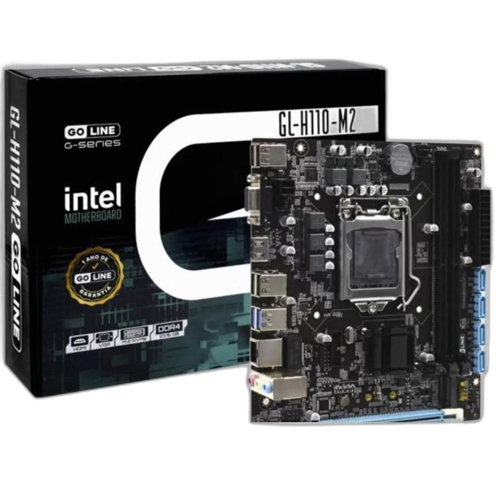 Placa Mãe Goline Gl-H110-M2 Socket Lga 1151 Vga Ddr4- 6G 7G