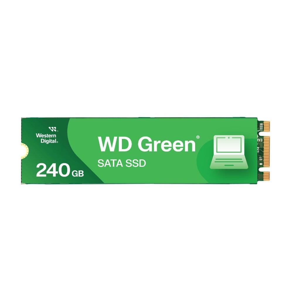 SSD Western Digital WD Green 240GB, SATA III 6Gb/s M.2 2280, Leitura 545MB/s WDS240G3G0B