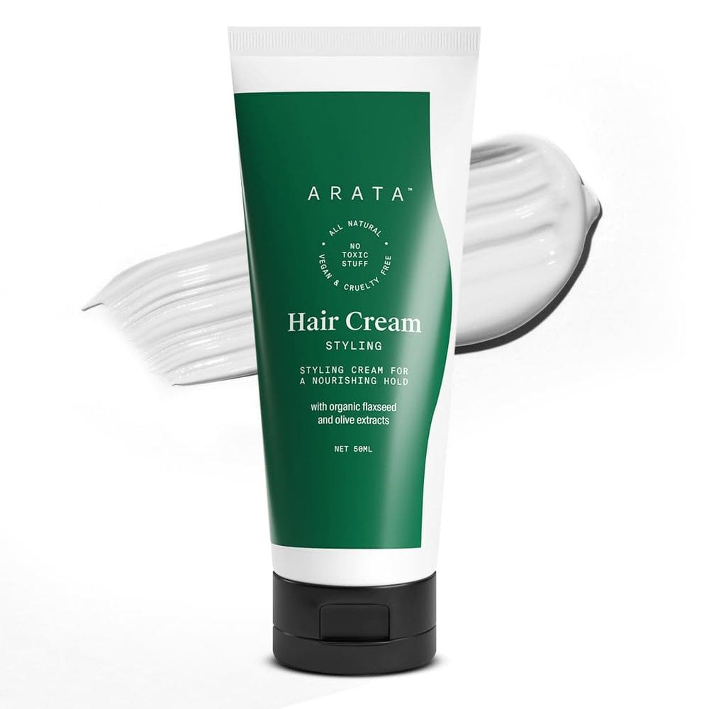 Creme modelador de cabelo Arata 50ml de linhaça orgânica