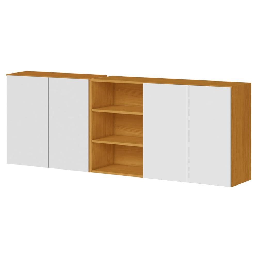 Armario Aereo 120 cm E Armario Aereo 70 cm 2 Portas ARMoveis