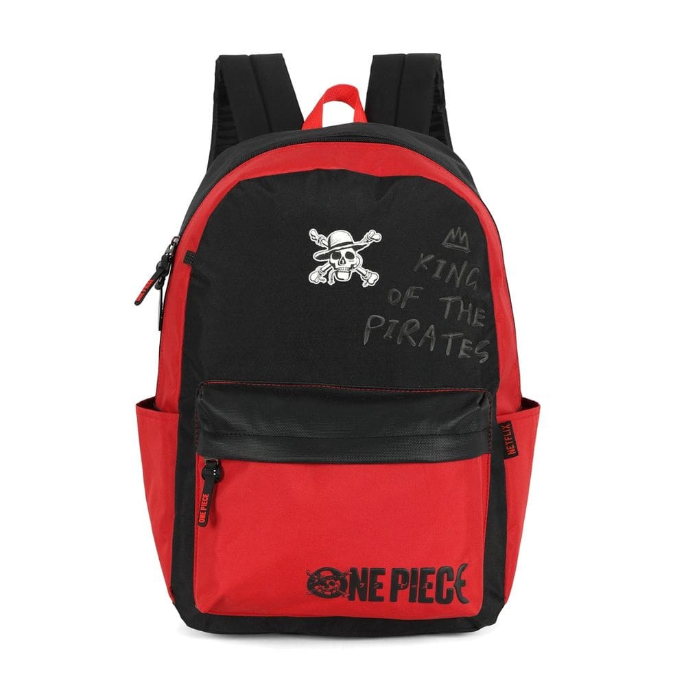 Mochila de Costas One Piece Juvenil Meninos Escolar Pirata