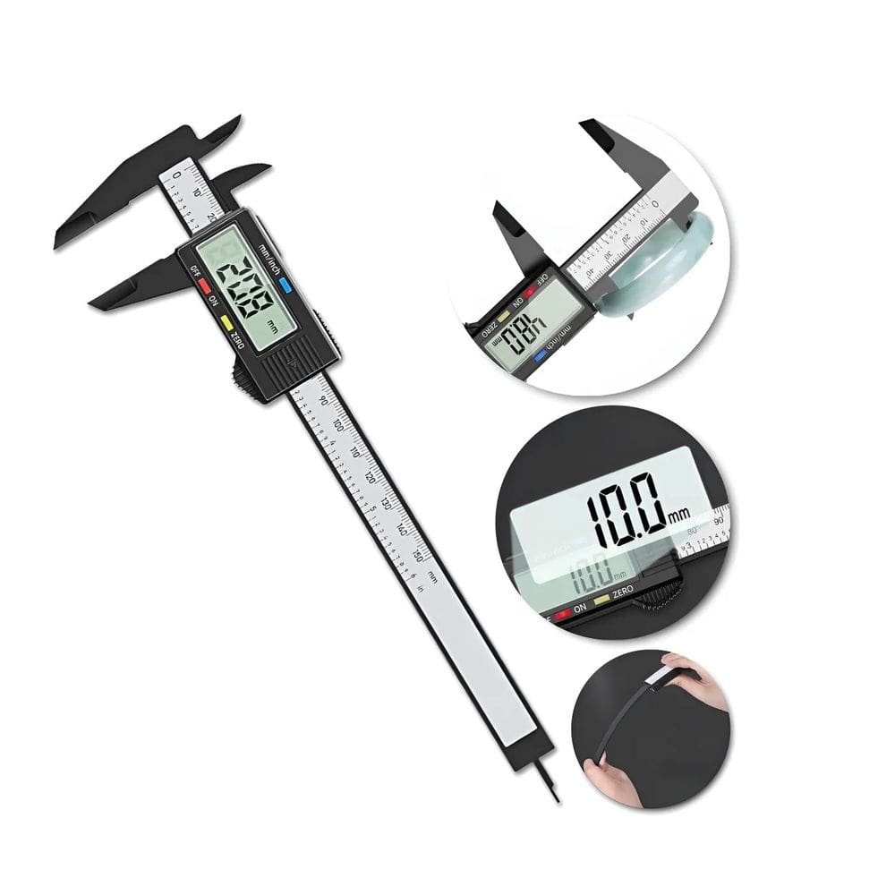 Paquímetro Digital 150mm Estojo Bateria Precisão