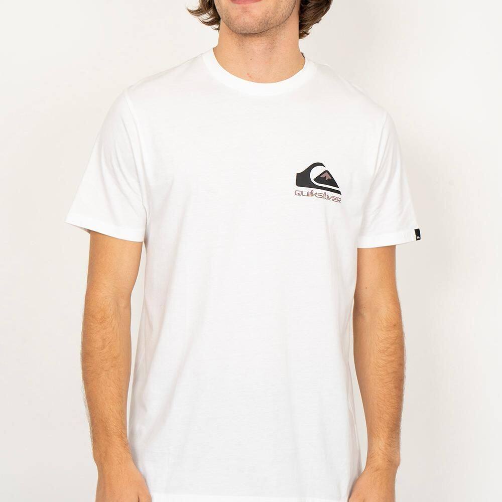 Camiseta Quiksilver Omni Logo Plus Size SM26 Branco