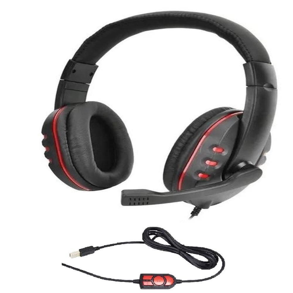 Fone De Ouvido Headset Gamer USB p/ Pc Ps4 Ps3 Notebook