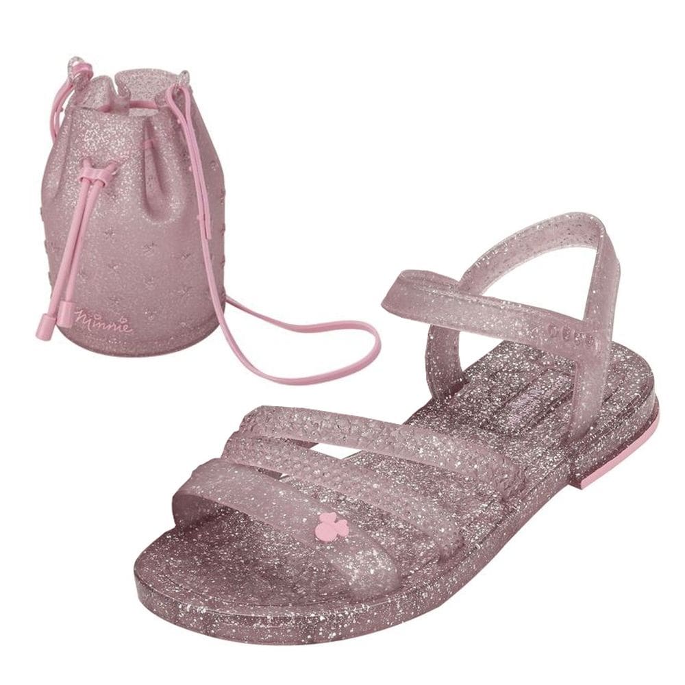Sandália Infantil Menina Casual Minnie Conforto Style Bag