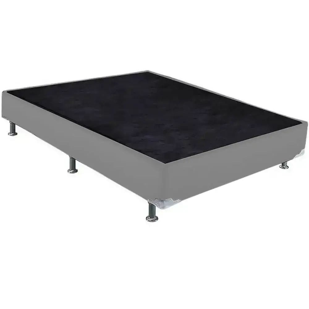 Base Viúva Cama Box Universal 25x128x188 Cor Cinza