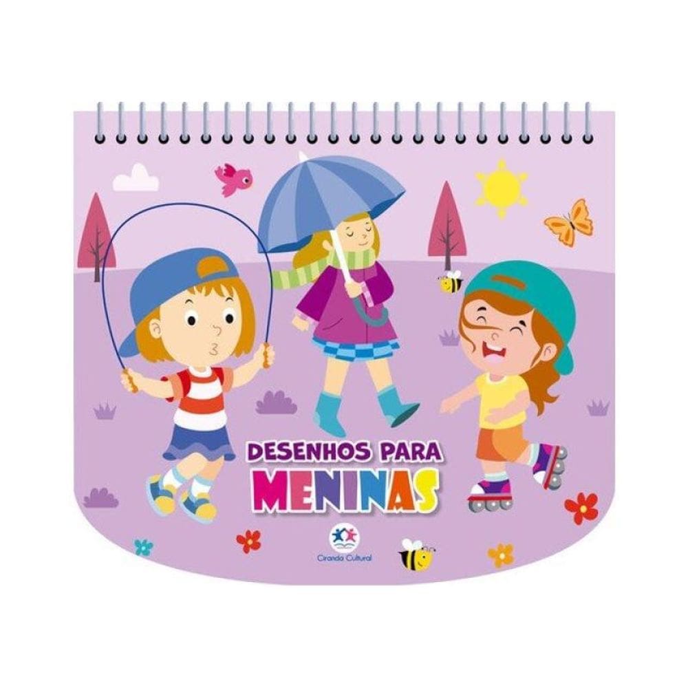 Desenhos Para Meninas - Livro Com Canetinha