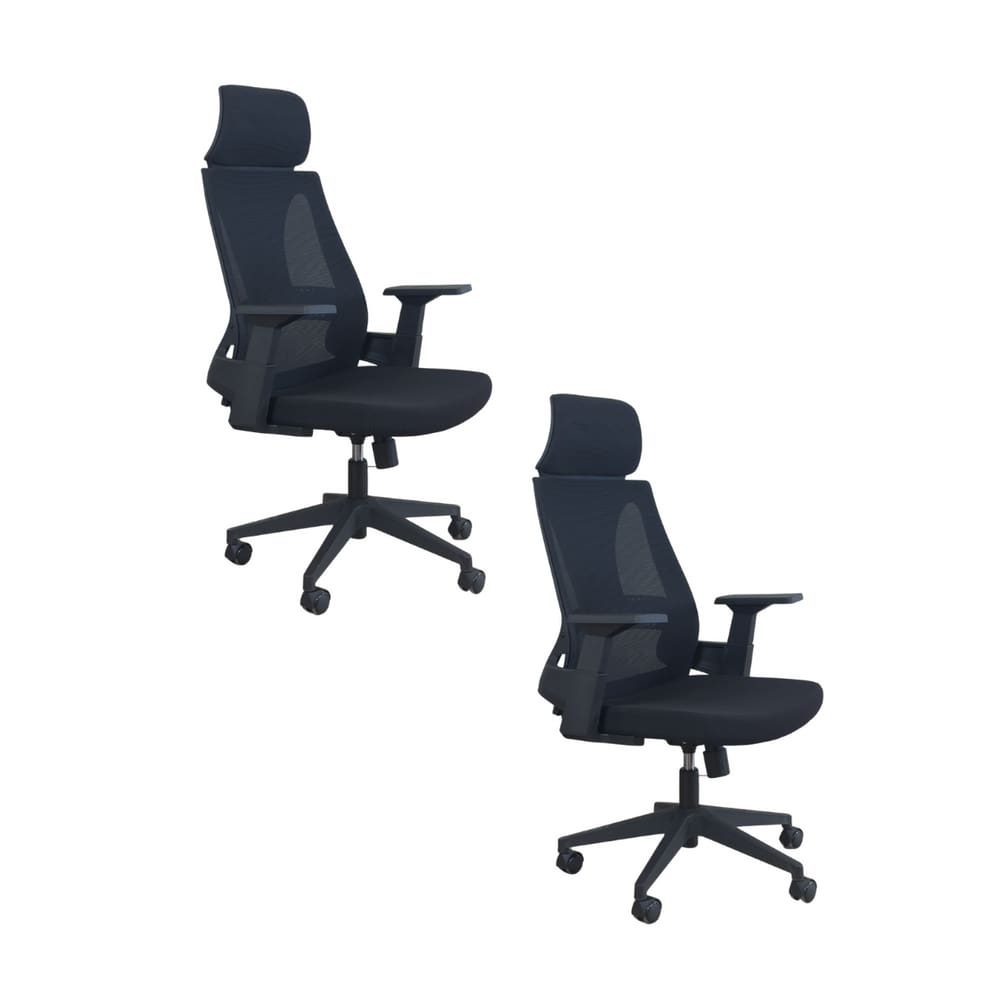 Kit 2 Cadeiras de Escritório Oficial Elite Apoio