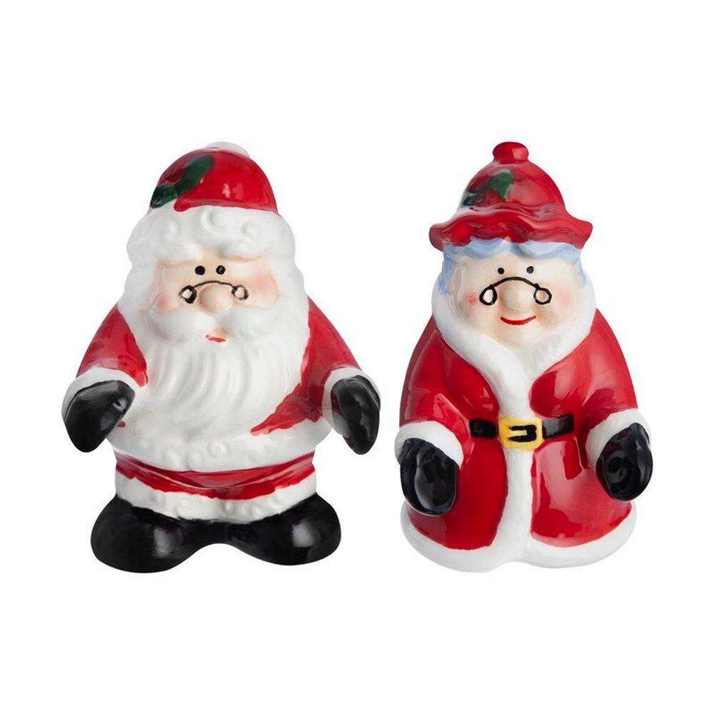 Jogo de Saleiro e Pimenteiro Home Style Natal Hug 2PCS