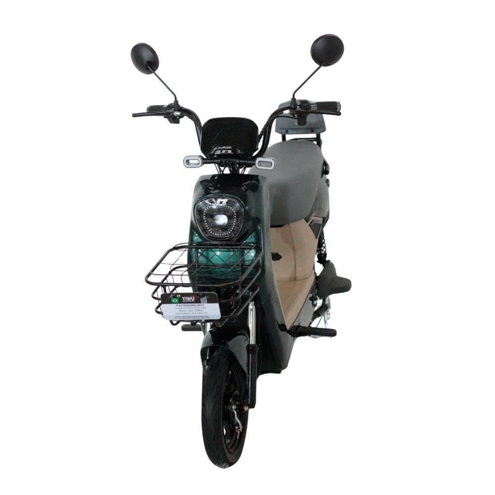 Bicicleta Elétrica Bella 500w 32km/h Capacidade 180kg Bivolt Verde Musgo