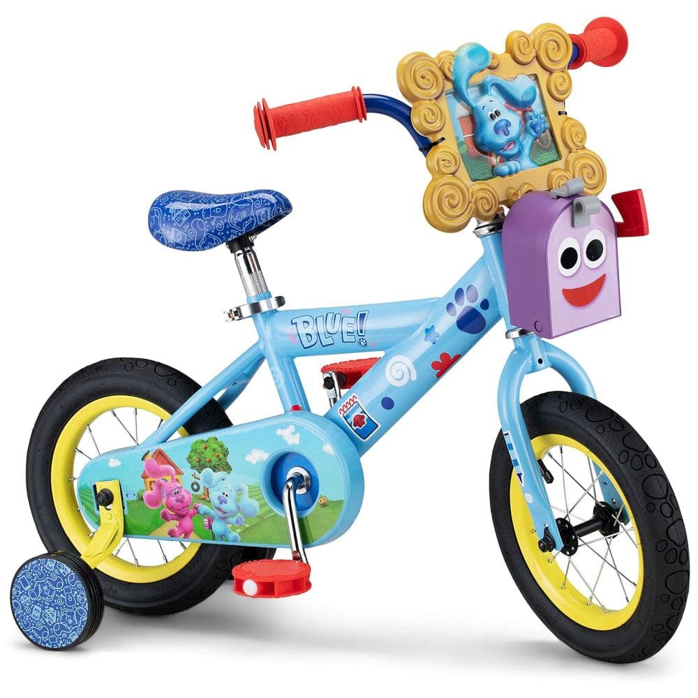 Bicicleta Infantil Blues Clues You om Rodas de Treinamento para Crianças de 2 a 4 anos, NICKELODEON, Azul