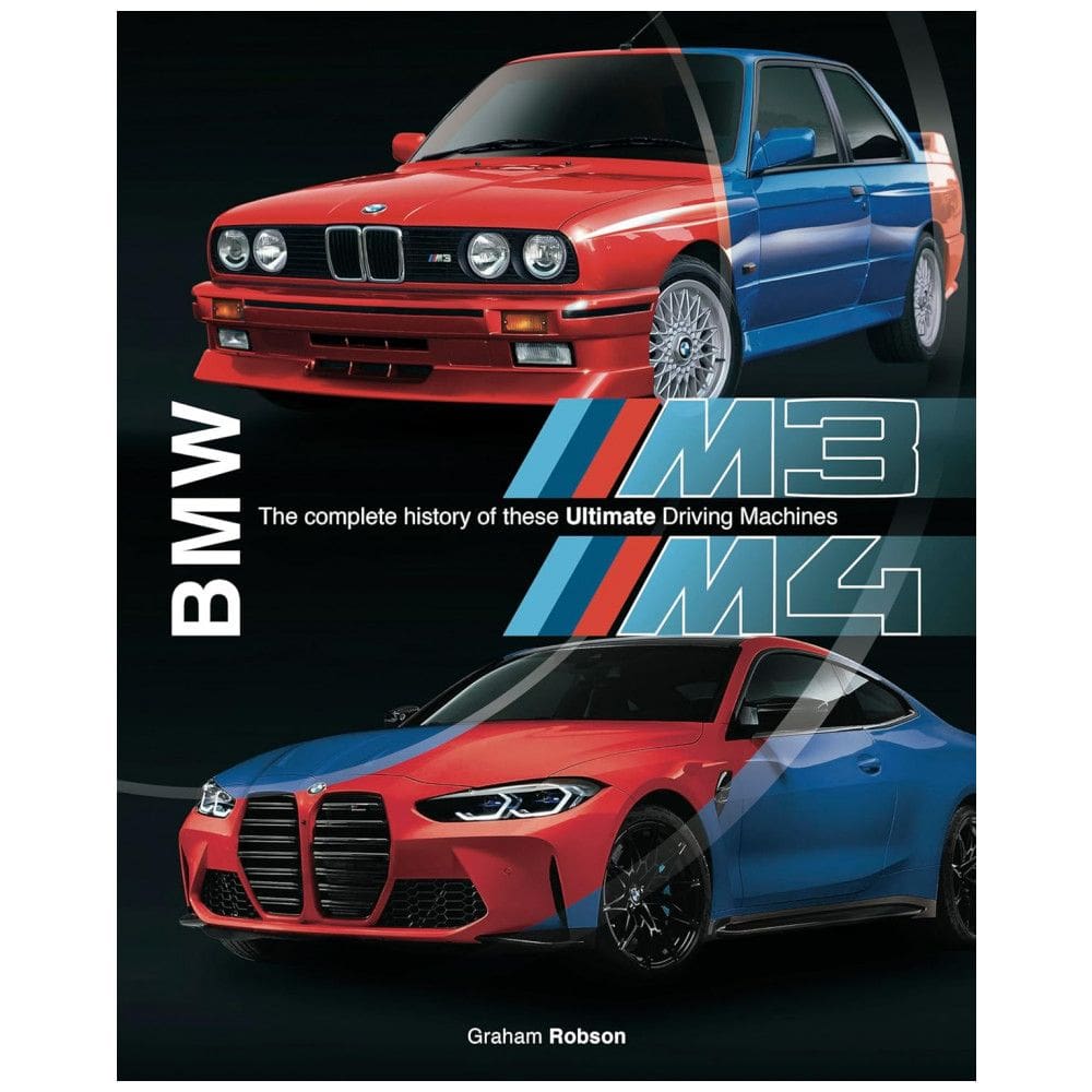 BMW M3 M4 A história completa dessas máquinas de condução definitivas, Capa Dura em Inglês, 256 Paginas, Preto