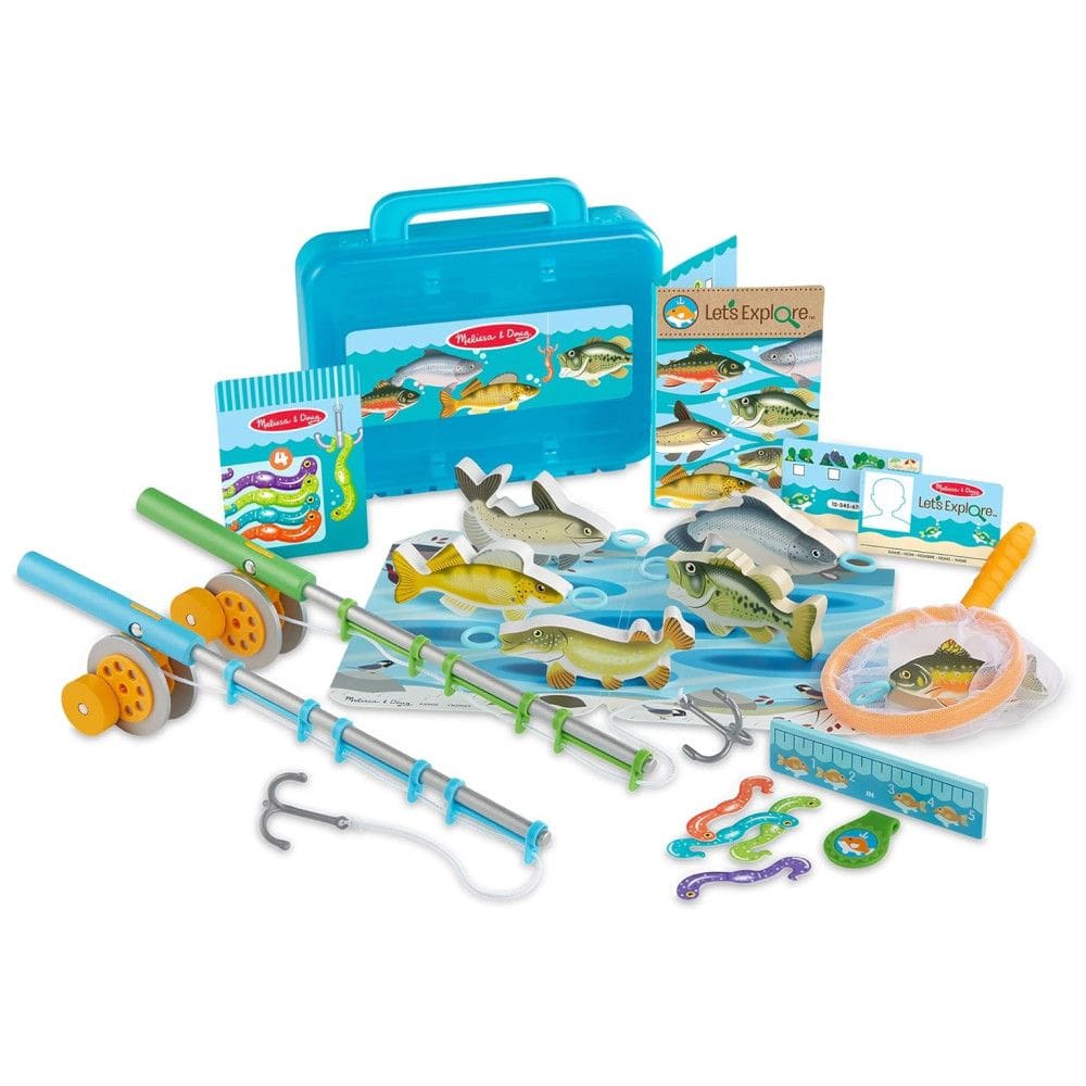 Kit de Pesca Infantil com 21 Peças para Crianças Acima de 3 Anos, Melissa & Doug