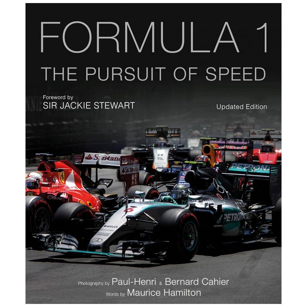 Formula One The Pursuit of Speed Uma celebração fotográfica dos melhores momentos da F1 Volume 1, Capa Dura em Inglês, 272 Paginas, Preto