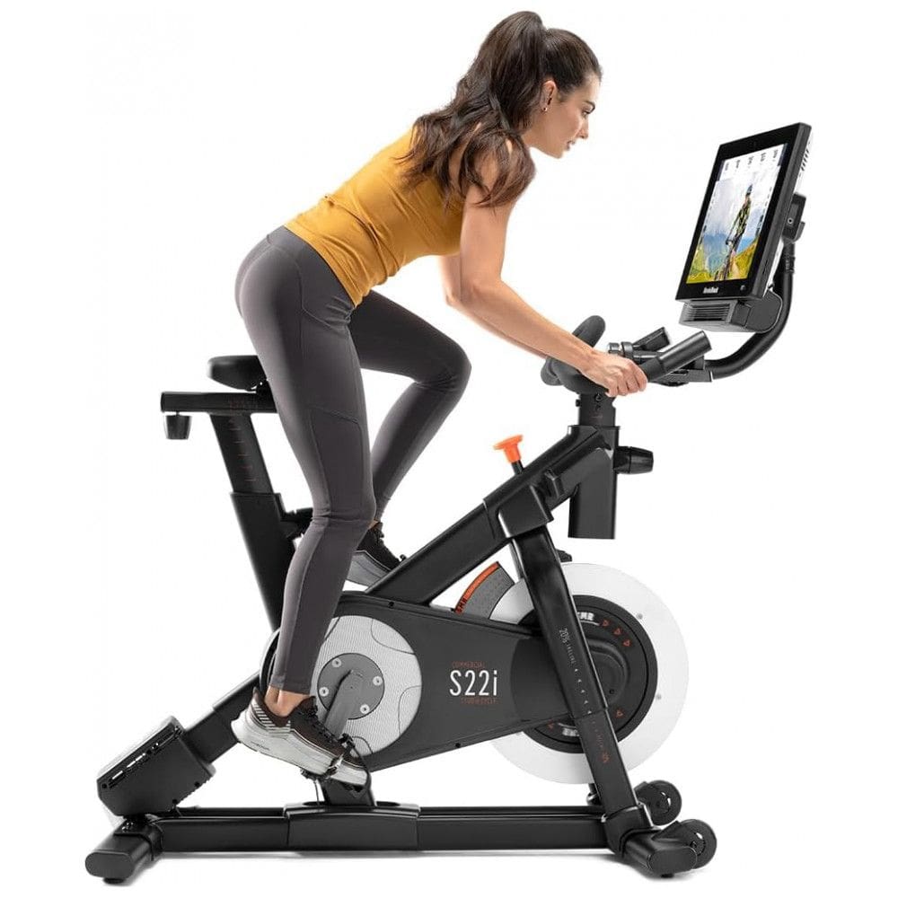 Bicicleta Ergométrica Profissional com 24 Velocidades e Tela Digital, NORDICTRACK NTEX02121, Preto