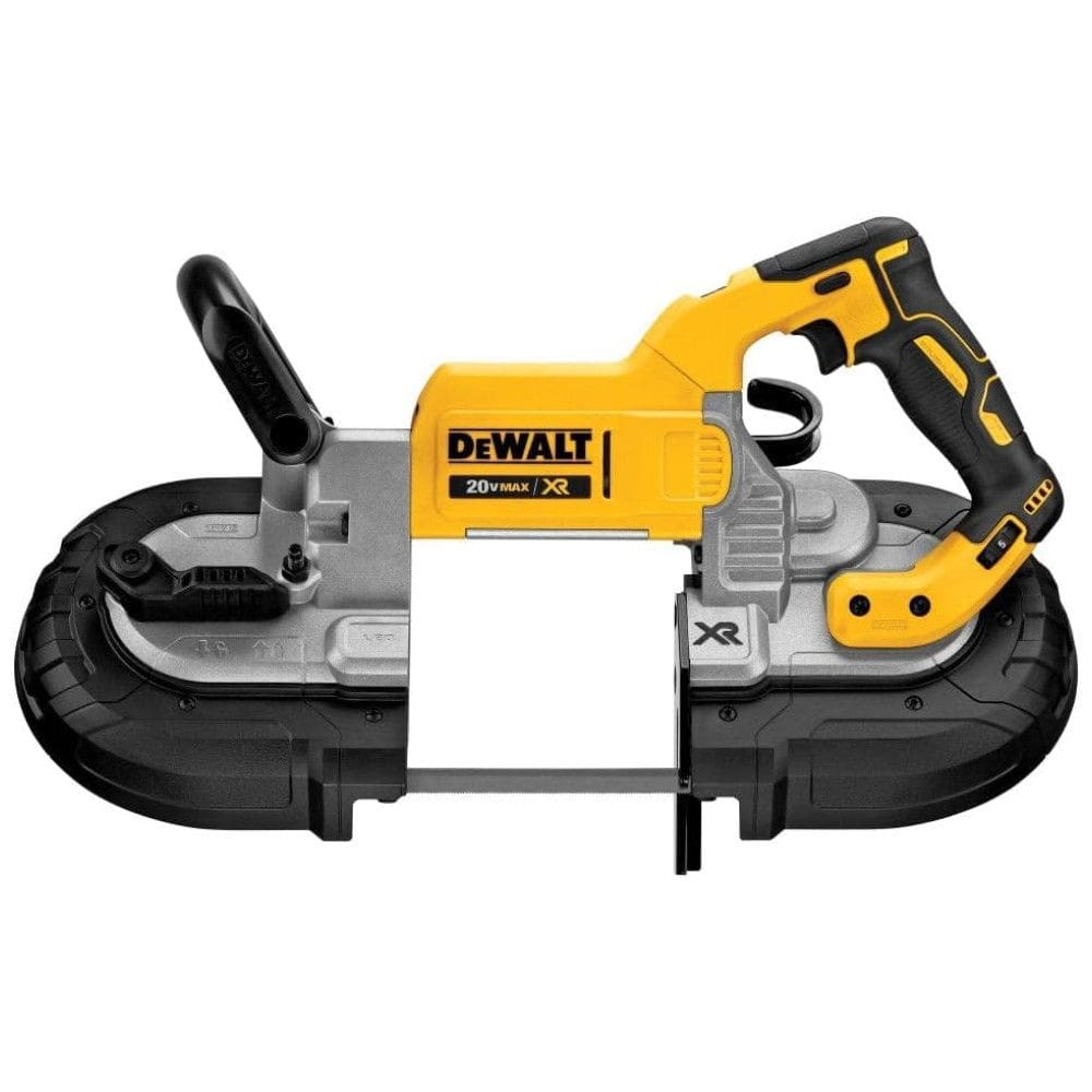 Serra de Fita Portátil Velocidade Variável e Bateria Recarregável, 20V, DEWALT DCS374B, Amarelo