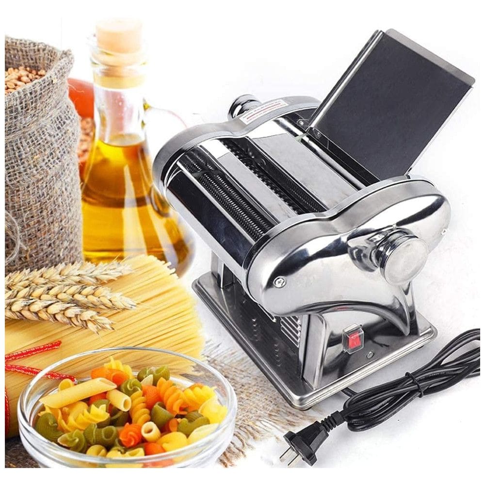 Máquina de Fazer Massas Elétrica de Aço Inoxidável, Ideal para Casa e Restaurante - PIAOCAIYIN