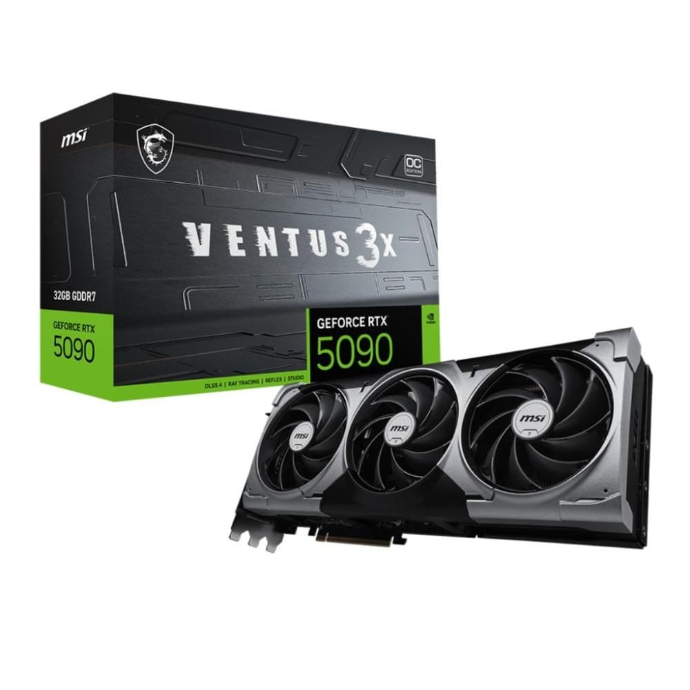 Placa de Vídeo GeForce RTX 5090 32GB GDDR7 512bits - Ventus OC 3X - DLSS 4 - Ray Tracing - MSI