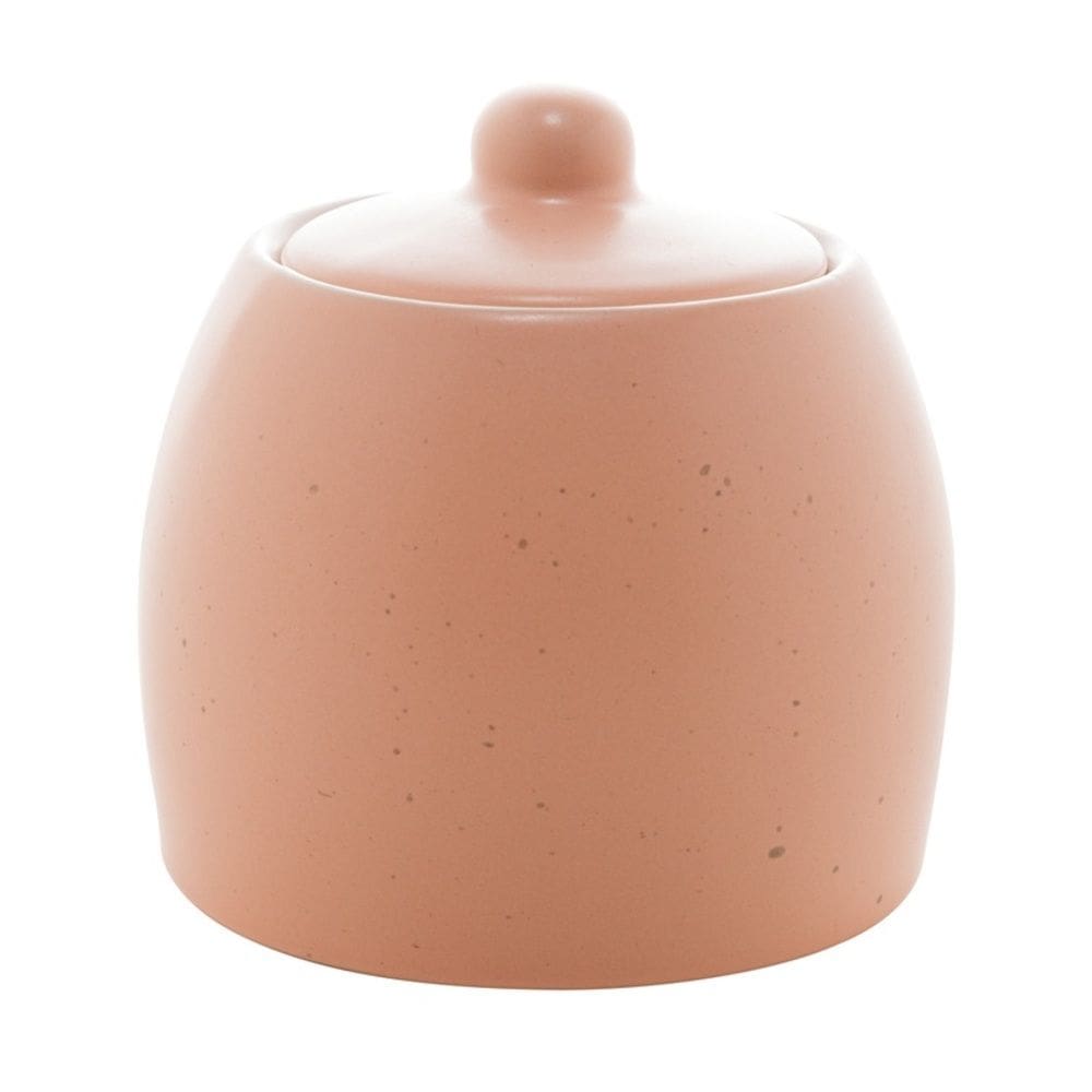 Açucareiro de Cerâmica Granilite Salmon 9x8cm Bon Gourmet