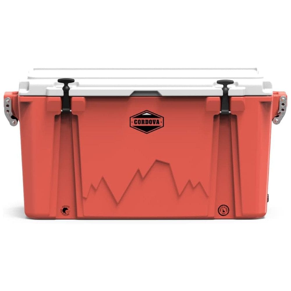 Cooler Térmico Portátil 88 Litros com Isolamento Espesso, Cordova Outdoors, Cinza e Branco