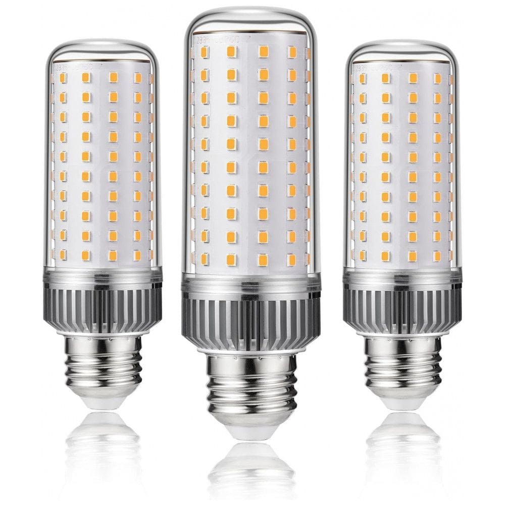 Lâmpada LED Milho E27 20W 180W Equiv. 3000K Branco Quente 2000LM Não Dimável 3 Unidades para Lustre, Arandela e Abajur,USZWBY