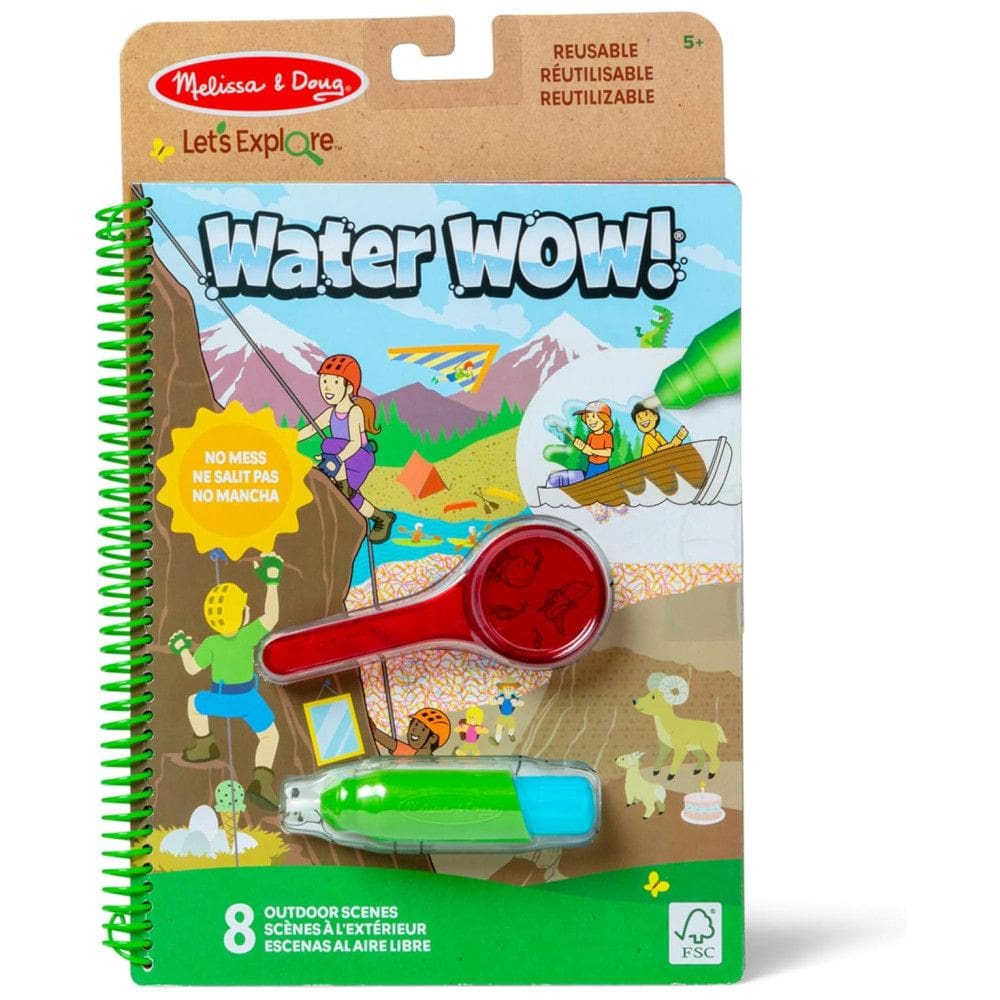 Caderno Reutilizável com Caneta d Água Recarregável para Crianças Acima de 5 Anos, Melissa & Doug