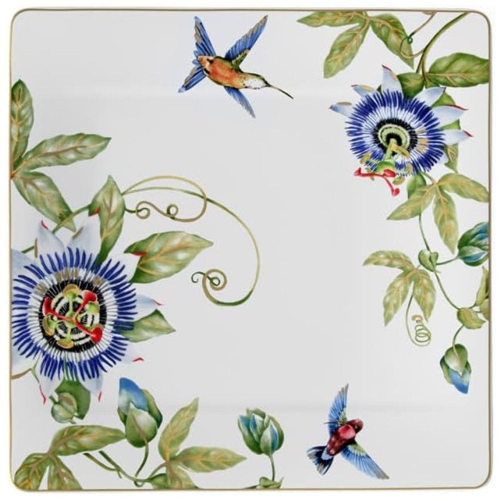 Prato Buffet de Alta Qualidade com Design Inspirado na Amazônia, Formato Quadrado e Material Porcelana de Osso Premium, Villeroy Boch