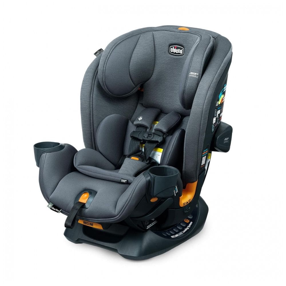 Cadeirinha para Carro Chicco OneFit LX ClearTex AllinOne com Instalação LeverLock, Design Fino, Assento Conversível para Bebês e Crianças