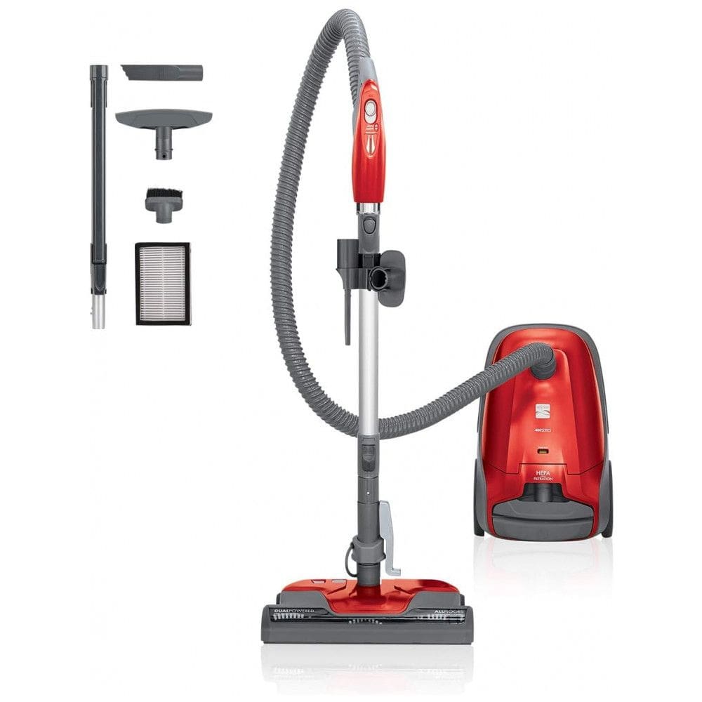 Aspirador de Pó Kenmore 81414 Série 400: Leve, com Mangueira Telescópica, 2 Motores e Cabo Retrátil - Vermelho
