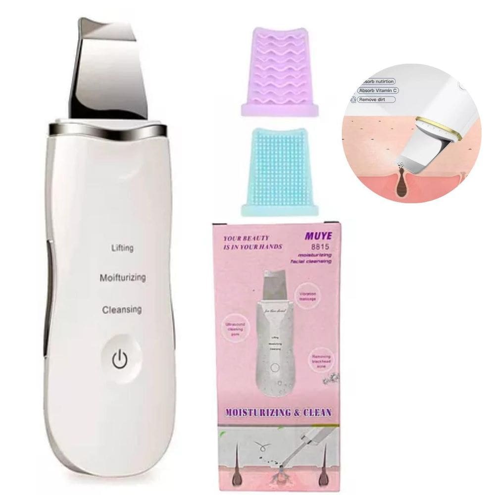 Peeling Ultrasônico 3 Em 1: Tira Cravos E Deixa A Pele Linda