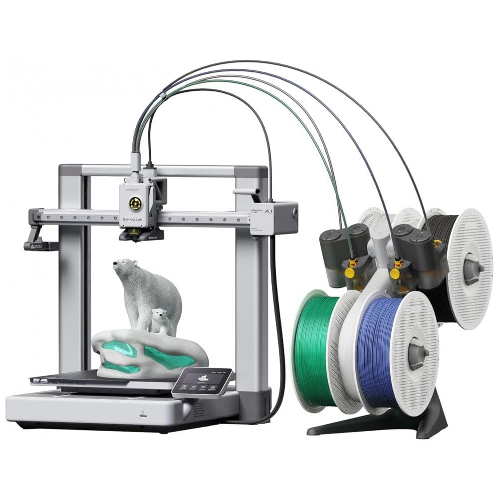 Impressora 3D Bambu Lab A1 Combo com AMS Lite - Impressão Multicor de Alta Velocidade,BAMBULAB,