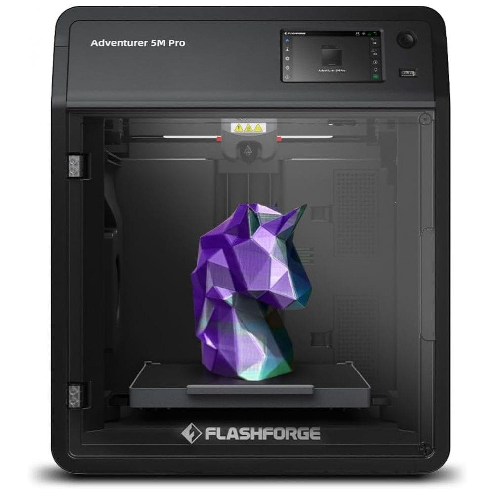 Impressora 3D FLASHFORGE AD5M Pro - Alta Velocidade de 600mm/s e Precisão, Calibração Totalmente Automática com Bocal de 0,4-0,6mm