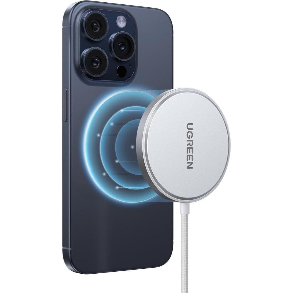 Carregador 15W Rápido Sem Fio Magnético Indução Usb Tipo C