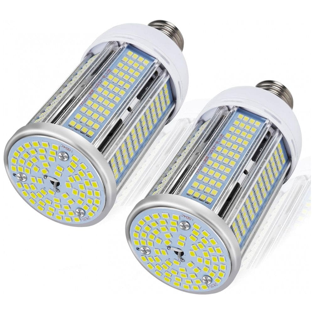 Lâmpada LED Corn 50W (2 un) Elivern, 6000 lúmens, 5000K daylight, base E26/E27, super brilhante, para iluminação residencial