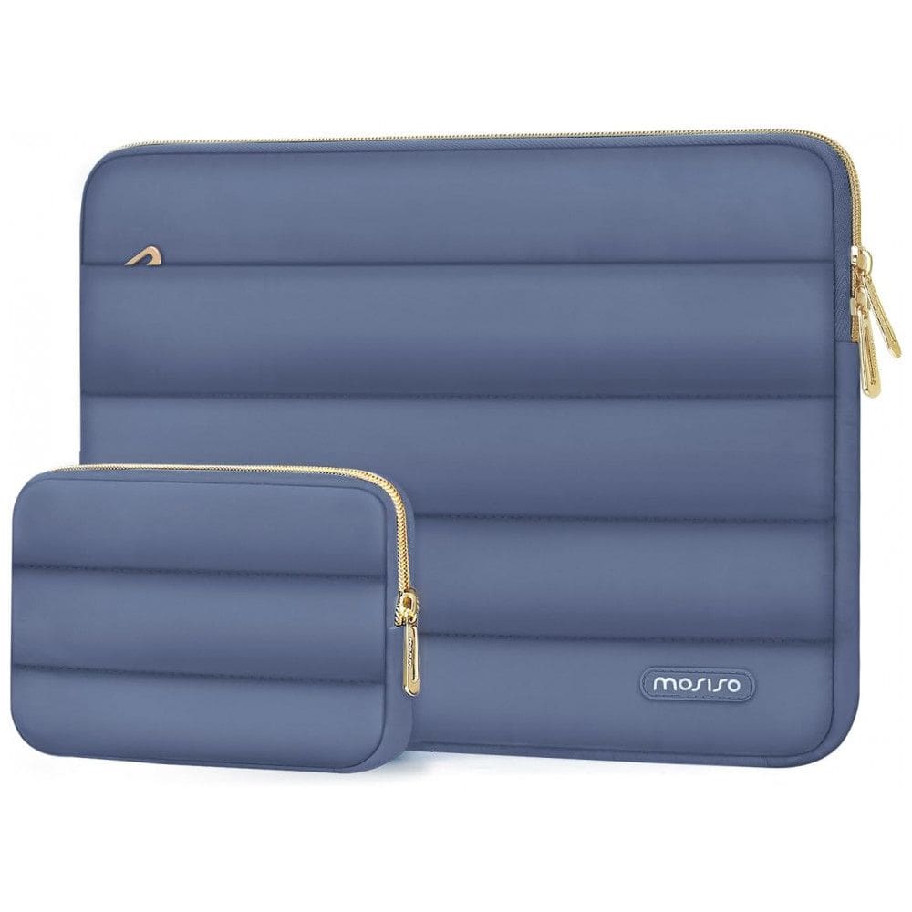MOSISO Estojo Puffy para Laptop 15-16” Cinza Lavanda, Compatível com MacBook Pro 16”, HP, Dell, ASUS, Acer, Lenovo, Bolsa com Estojo