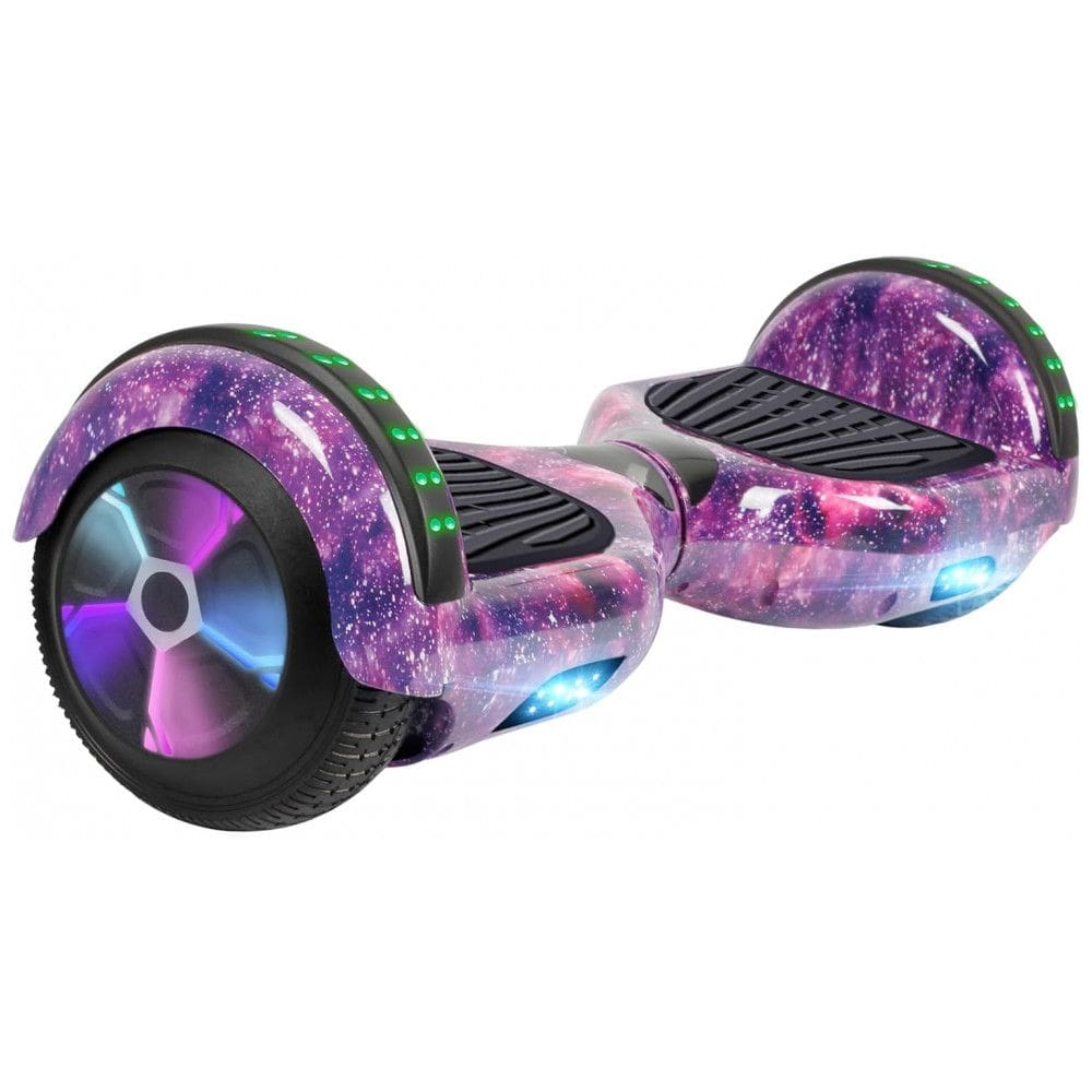 Hoverboard Self Balance FLYING-ANT 6,5” B03 Galaxy Purple com Alto-falante e Luzes de LED