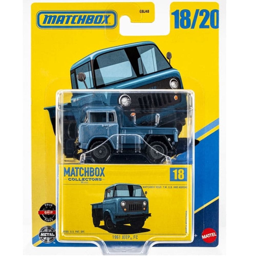 Carrinho - Matchbox - 1961 Jeep Fc MATTEL