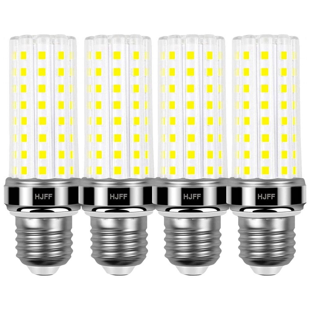 Lâmpadas LED 20W (4 un) 2500 lúmens 6000K luz branca fria, soquete E26/E27, equivalente 200W, para ventilador, casa, garagem, galpão?,HJFF