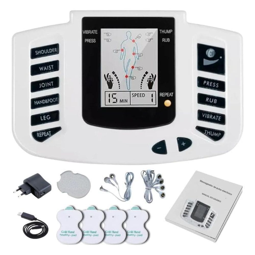 Aparelho Digital Fisioterapia Choque Massagem Profissional