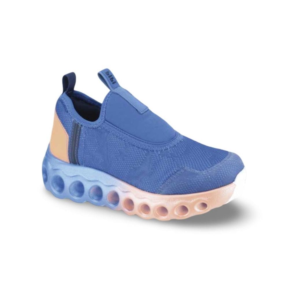 Tênis Infantil Menino Bibi Roller Sport Azul com Laranja